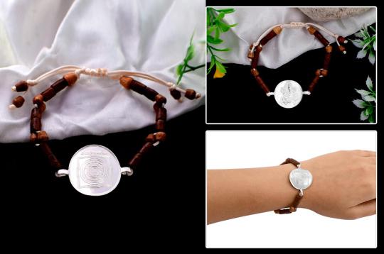 Pratyangira Yantra in Silver Bracelet