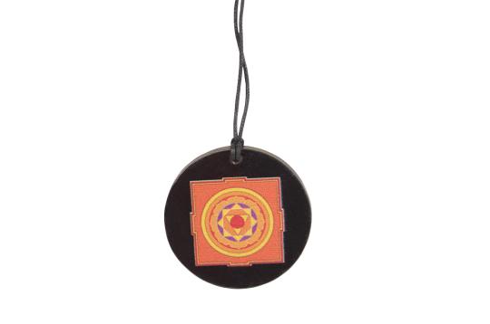 Pratyangira Yantra locket on Rosewood