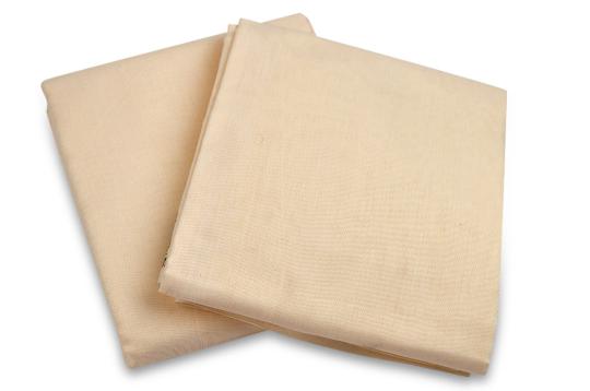 Puja Dhoti With Shawl - Cream