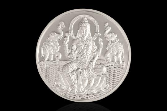 Puja Silver coins - Gajalaxmi - 20 gms
