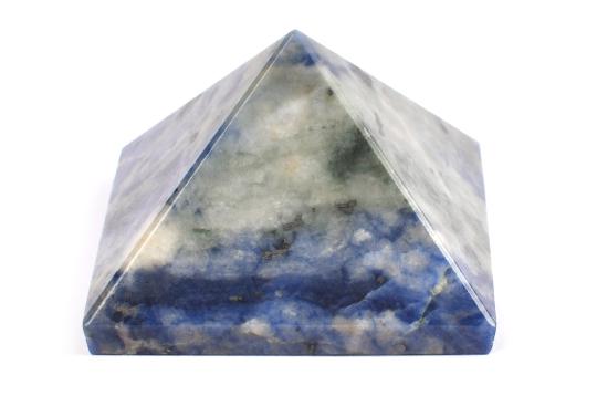 Pyramid in Blue Sodalite - Communication and creativity - 98 gms
