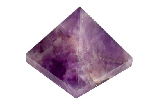 Pyramid in Natural Amethyst - 98 gms