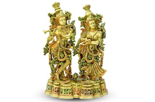Radhe Krishna in Brass - III