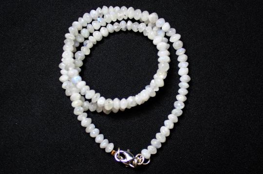 Rainbow moonstone necklace