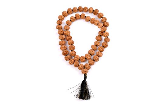 Rare 7 mukhi Mahalaxmi mala - 13mm button shape