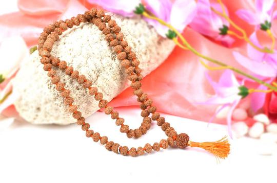 Rare 8 mukhi Ganesh mala - 9mm