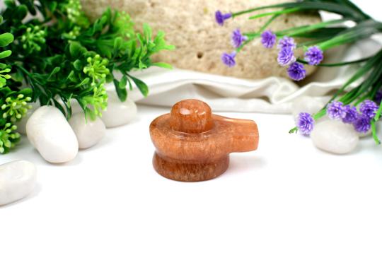 Real Sunstone Shivaling - 60 gms