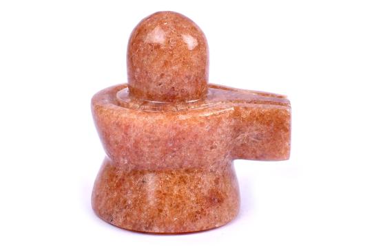 Real Sunstone Shivaling - 68 gms
