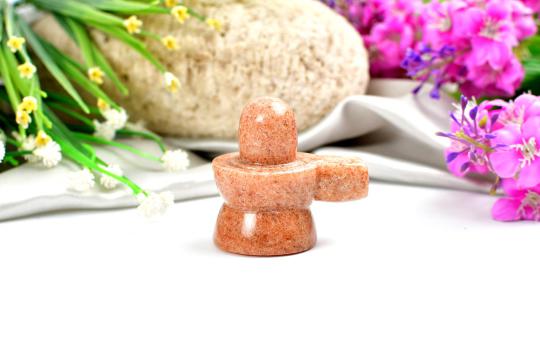 Real Sunstone Shivaling - 83 gms