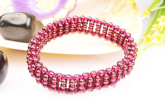 Red Garnet Bangle - I