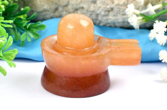 Red Jade Shivling - 141 gms