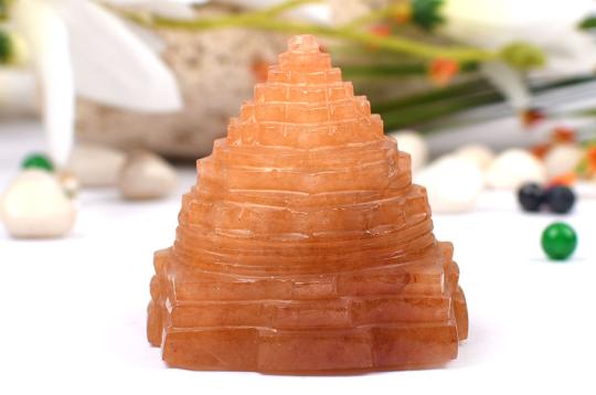 Red Jade Shree Yantra - 159 gms