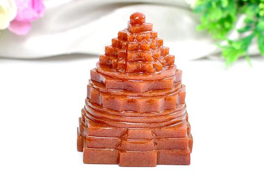 Red Jade Shree Yantra - 215  gms