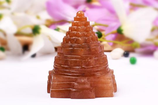 Red Jade Shree Yantra - 238 gms