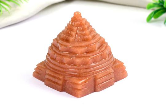 Red Jade Shree Yantra - 91 gms