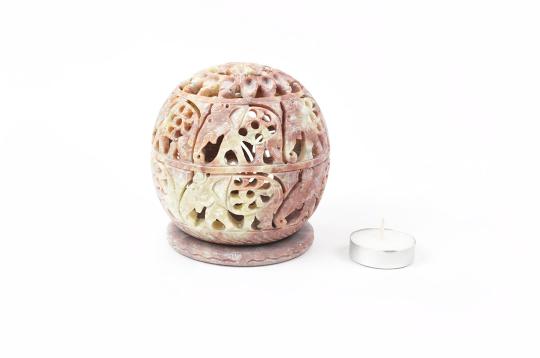 Rock Candle Holder
