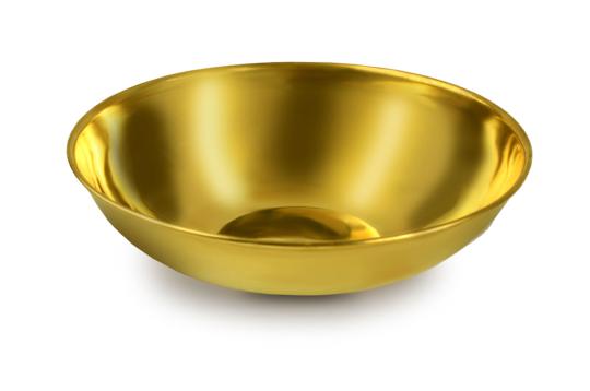 Round puja bowl in Brass