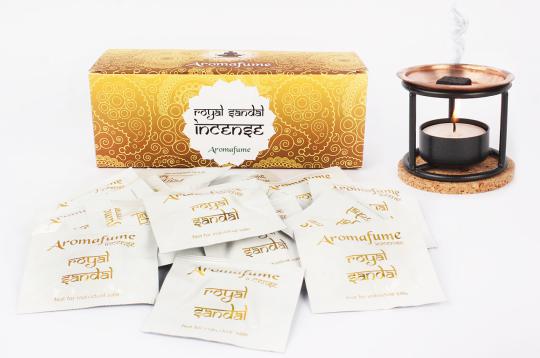 Royal Sandal Incense Medium With Exotic Incense Diffuser