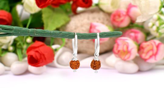 Rudraksha Earrings Set - I