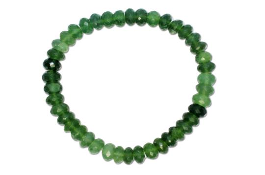 Serpentine Faceted Bracelet - 7 mm