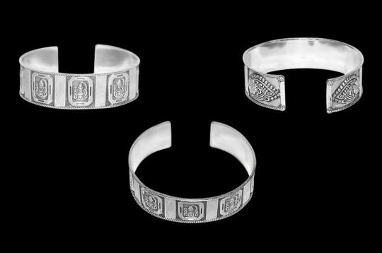 Shiva Kada in pure silver - Design II
