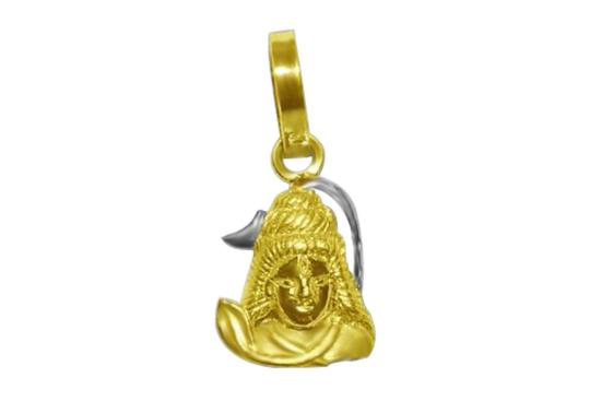 Shiva Locket in Pure Gold