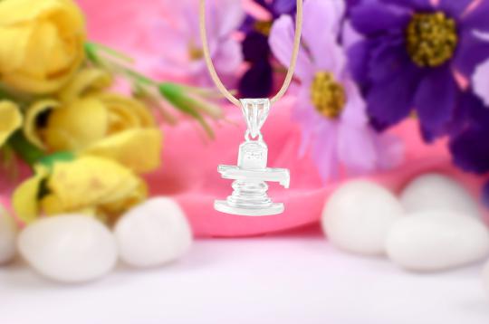 Shiva Locket in Pure Silver - XIV