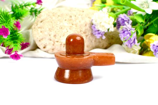 Shivalinga in Red Jade - 158 gms