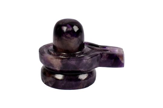 Shivlinga in Amethyst - 81 gms