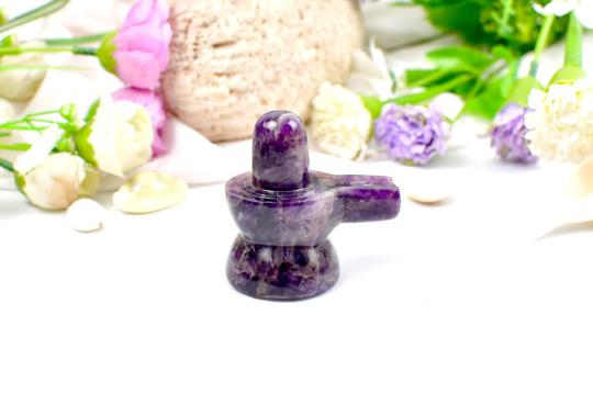 Shivlinga in Amethyst - 97 gms