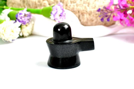 Shivlinga in Black Jade - 111 gms - II