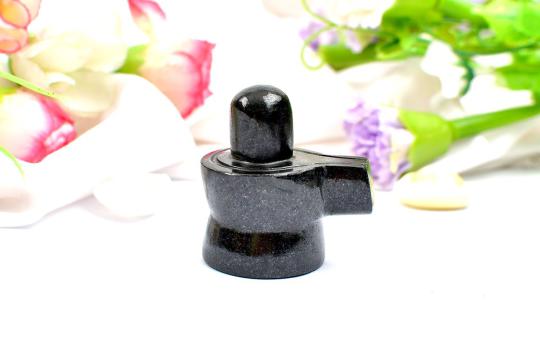 Shivlinga in Black Jade - 75 gms
