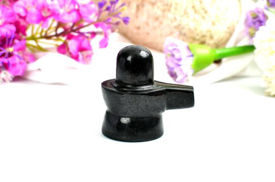 Shivlinga in Black Jade - 91 gms