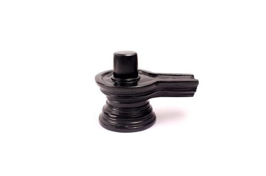 Shivlinga in Black Jade - 928 gms