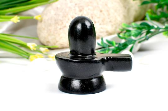 Shivlinga in Black Jade - 94 gms