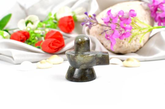 Shivlinga in Labradorite - 74 gms - I