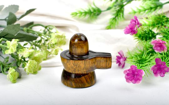 Shivlinga in Tiger Eye - 102 gms - I