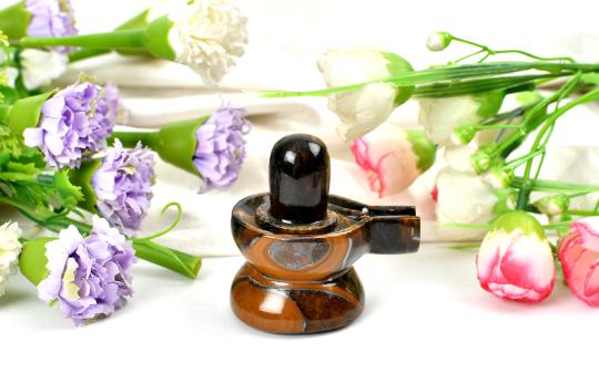 Shivlinga in Tiger Eye - 149 gms - I