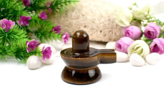 Shivlinga in Tiger Eye - 150 gms - II