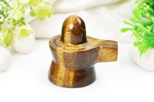 Shivlinga in Tiger Eye - 60 gms