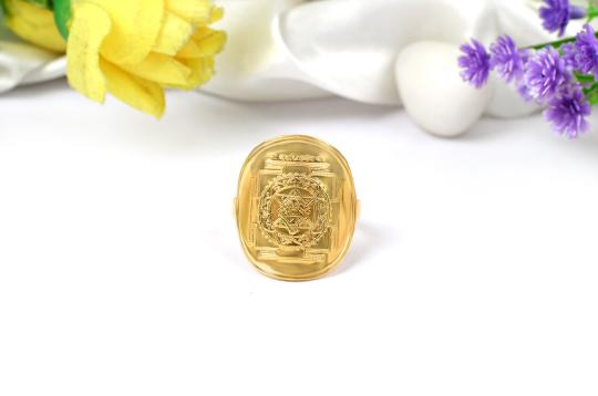 Shree Narsimhadev Yantra Ring in gold