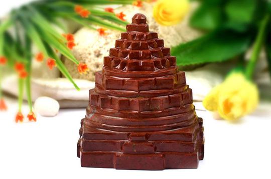 Shree Yantra in Jasper - 445 gms