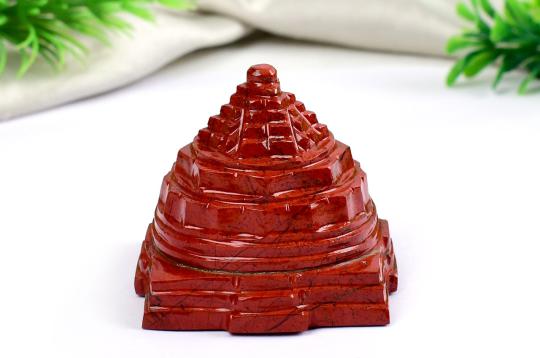 Shree Yantra in Jasper - 77 gms