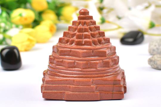 Shree Yantra in Sunstone - 398 gms
