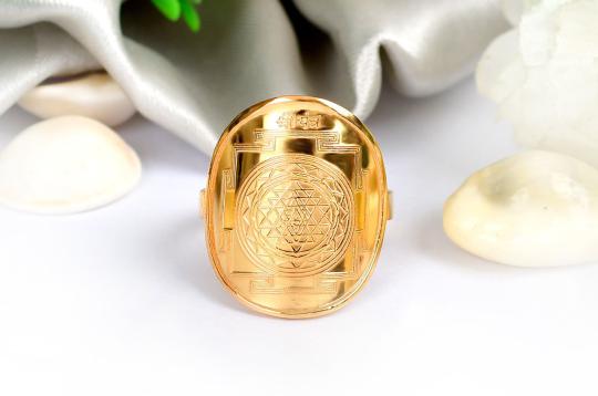 Shree Yantra Ring in Gold