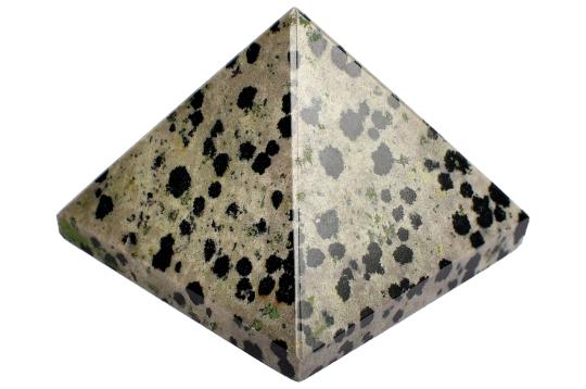 Snowflakes  Obsidian Pyramid - 79 gms