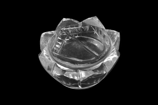 Sphatik Crystal Laxmi Charan - 17 gms - I