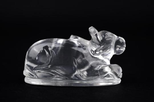 Sphatik Crystal Nandi Idol