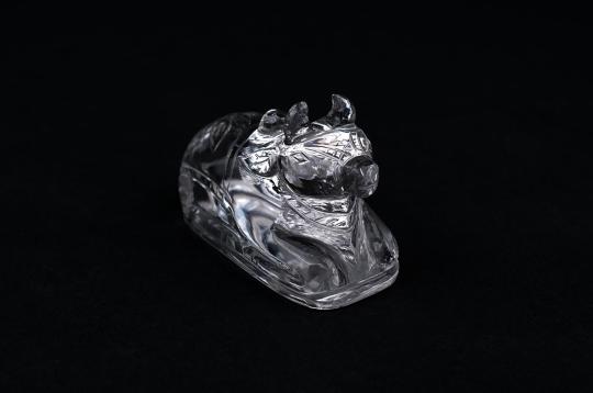 Sphatik Crystal Nandi Idol - 175 gms