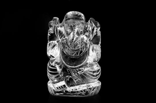 Sphatik Ganesha - 128 gms